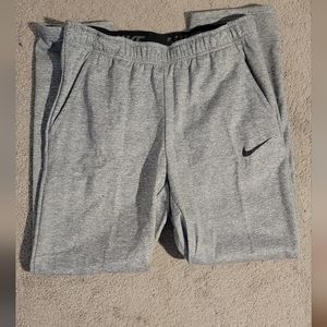 Mens Nike Dri-fit sweatpants Gray Large